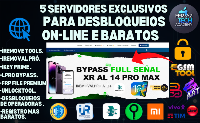 5 servidores exclusivos Ferraz Tech Academy